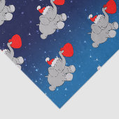 サンタエレファントパターン 薄葉紙 (詳細)