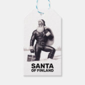サンタオブフィンランドゲイクリスマスギフトタグ ギフトタグ (正面)