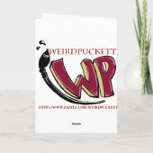 サンタオンウィットスタンドクリスマスカード シーズンカード (裏面)