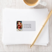 サンタオンオールドカントリーレーンヴィンテージ住所 シール (インサイチュ)