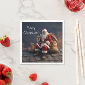 サンタオンクリスマスイブ スタンダードカクテルナプキン (インサイチュ)