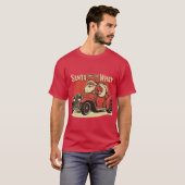 サンタオンザウェイ Tシャツ (正面フル)