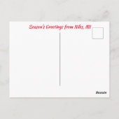 サンタオンザリバー葉書1 ポストカード (裏面)