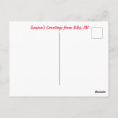 サンタオンザリバー葉書9 ポストカード (裏面)