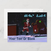 サンタオンザルーフ – クビアーナックインノヴィア シーズンポストカード (正面/裏面)