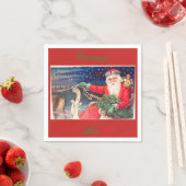 サンタオンスリーThunder_Coveヴィンテージ スタンダードカクテルナプキン (インサイチュ)