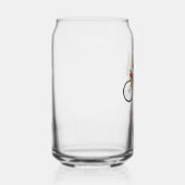 サンタオンバイクキッズミルクパーソナライズされたクリスマス ガラス缶 (右)