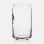 サンタオンバイクキッズミルクパーソナライズされたクリスマス ガラス缶 (左)