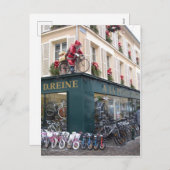 サンタオンバイククリスマスポストカード シーズンポストカード (正面/裏面)