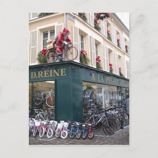 サンタオンバイククリスマスポストカード シーズンポストカード (正面)