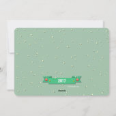 サンタオンバイクフォトホリデーカード シーズンカード (裏面)