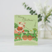 サンタオンヴィンテージレトロクリスマストレイン シーズンカード (スタンド正面)