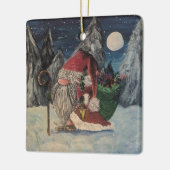 サンタオーナメント セラミックオーナメント (左)