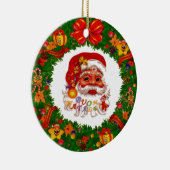 サンタオーナメント セラミックオーナメント (右)