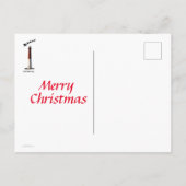 サンタオーバーザバーネガットライトハウス ポストカード (裏面)