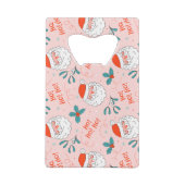 サンタオールオーバープリントうれしそうなグリーティングコレクション クレジットカード栓抜き (裏面)