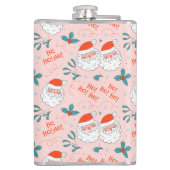 サンタオールオーバープリントうれしそうなグリーティングコレクション フラスク (裏面)