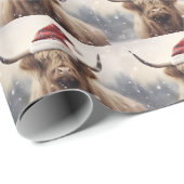 サンタカウクリスマスホリデーギフト ラッピングペーパー (ロールコーナー)