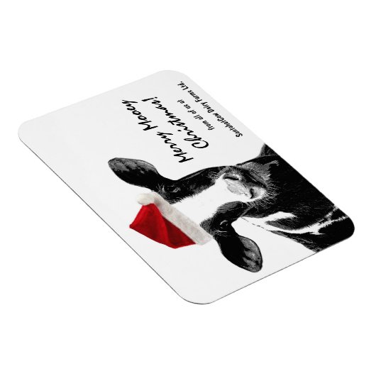 サンタカウホルスタイン乳製品クリスマスカウズ マグネット (右側)