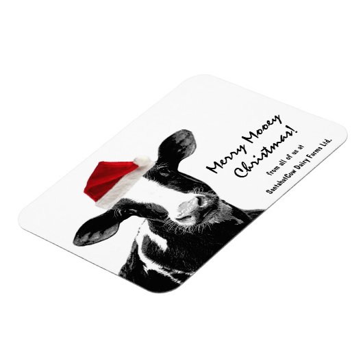 サンタカウホルスタイン乳製品クリスマスカウズ マグネット (左側)