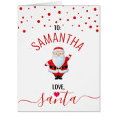 サンタカスタマイズからのクリスマスカード (正面)