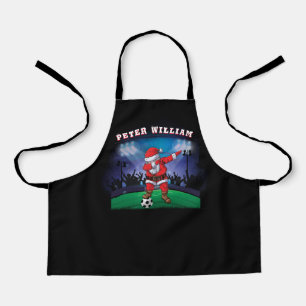 サンタカスタマイズクリスマス・サッカー エプロン