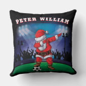 サンタカスタマイズクリスマス・サッカー クッション (裏面)