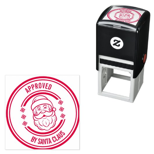 サンタカスタマイズンスタンプの承認 セルフインキングスタンプ (インサイチュ)
