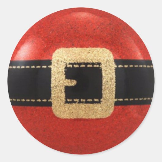 サンタカスタムステッカー ラウンドシール (正面)