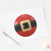 サンタカスタムステッカー ラウンドシール (封筒)