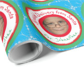 サンタカスタムーからの写真の特別配達 ラッピングペーパー (ロールコーナー)