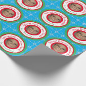 サンタカスタムーからの写真の特別配達 ラッピングペーパー (角)