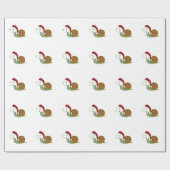 サンタカタツムリ ラッピングペーパー (フラット)