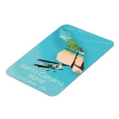 サンタカタリナアイランドカリフォルニアUSA マグネット (左側)