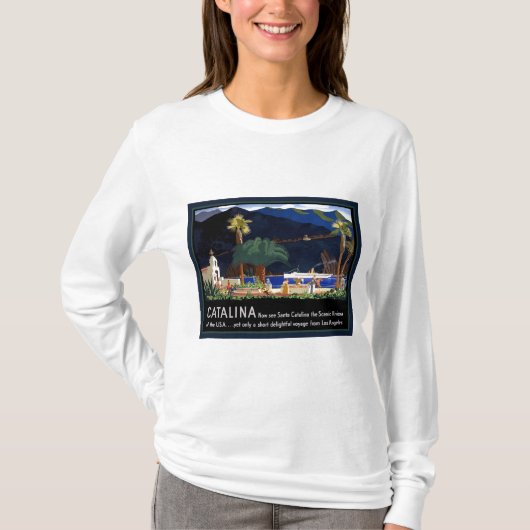 サンタカタリナカリフォルニア Tシャツ (正面)