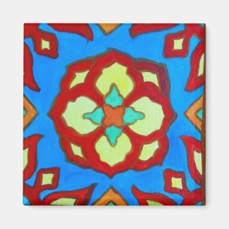 サンタカタリナタイルロータス2"マグネット マグネット