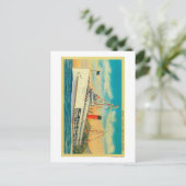 サンタカタリナ島で汽船「カタリナ」 ポストカード (スタンド正面)