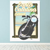 サンタカタリナ島（カリフォルニア州） キャンバスプリント (インサイチュ (ウッドフロア))