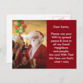 サンタカッコいいポストカードと一緒に シーズンポストカード (正面/裏面)