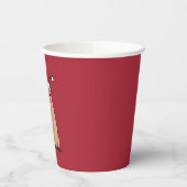 サンタカピバラホリデーおもしろい 紙コップ (左)