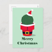 サンタカボスのクリスマス シーズンポストカード (正面/裏面)