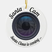 サンタカムクリスマスオーナメント セラミックオーナメント (正面)