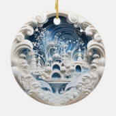 サンタカムクリスマスオーナメント セラミックオーナメント (裏面)