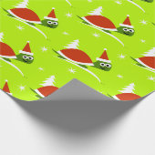サンタカメキッズクリスマス包装紙 ラッピングペーパー (角)