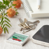 サンタカントリークリスマスアート過度のカントリークリスマス キーホルダー (側面)