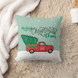 サンタカントリークリスマスアート過度のカントリークリスマス クッション