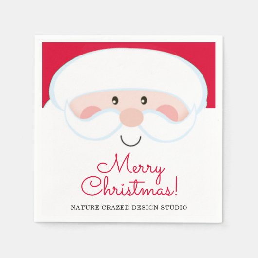 サンタカンパニーパーティー スタンダードカクテルナプキン (正面)