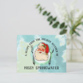 サンタカース料理ベーキングホリデーレシピカード ポストカード (スタンド正面)