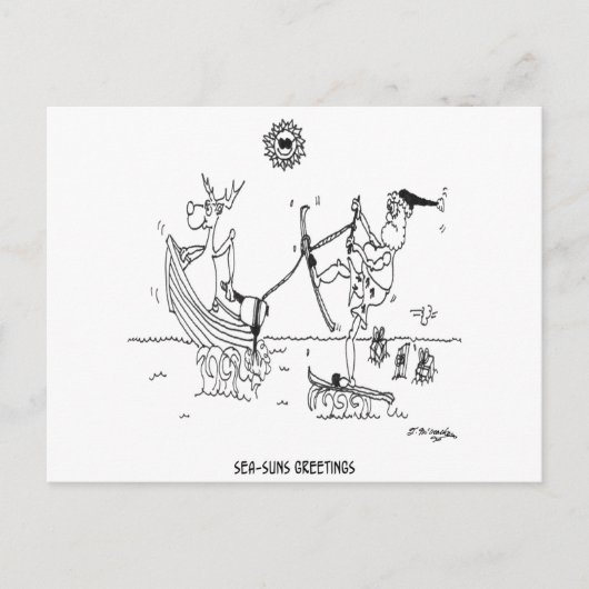 サンタカートゥー6193 シーズンポストカード (正面)