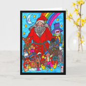 サンタカード魔法 カード (黄色い花)